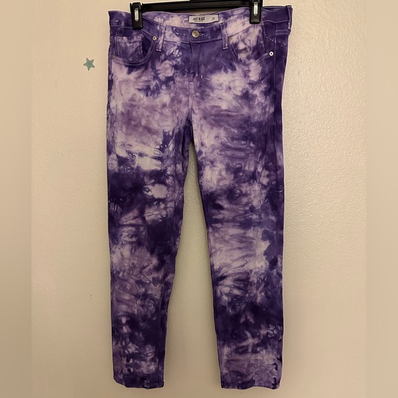 Just black tie-dyed jeans - Picture 1 of 5
